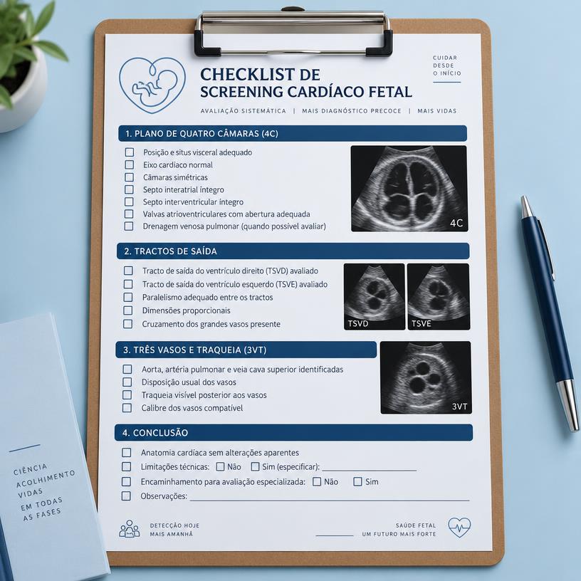 Checklist de Screening Cardíaco Fetal